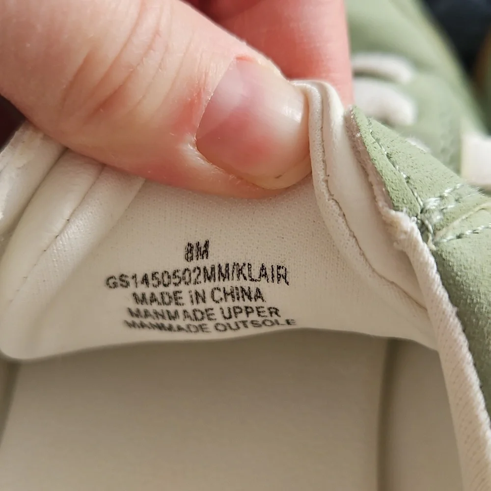 MIA | Sage Green Sneakers|  Ballerinacore, Festival, Normcore | Sz 8 - Picture 4 of 10